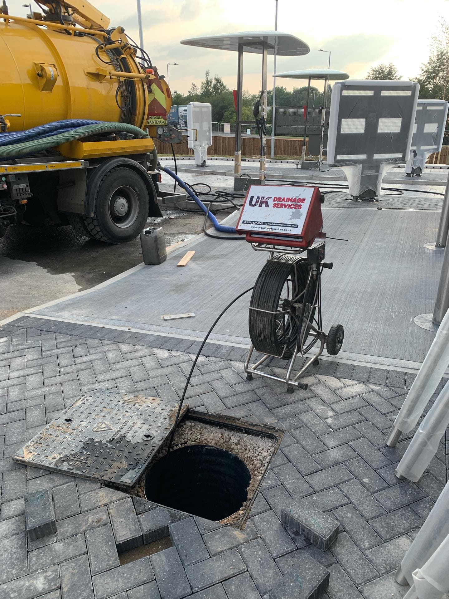 Full Site Jet Clean & CCTV โ Starbucks โ drainage work in Bradford