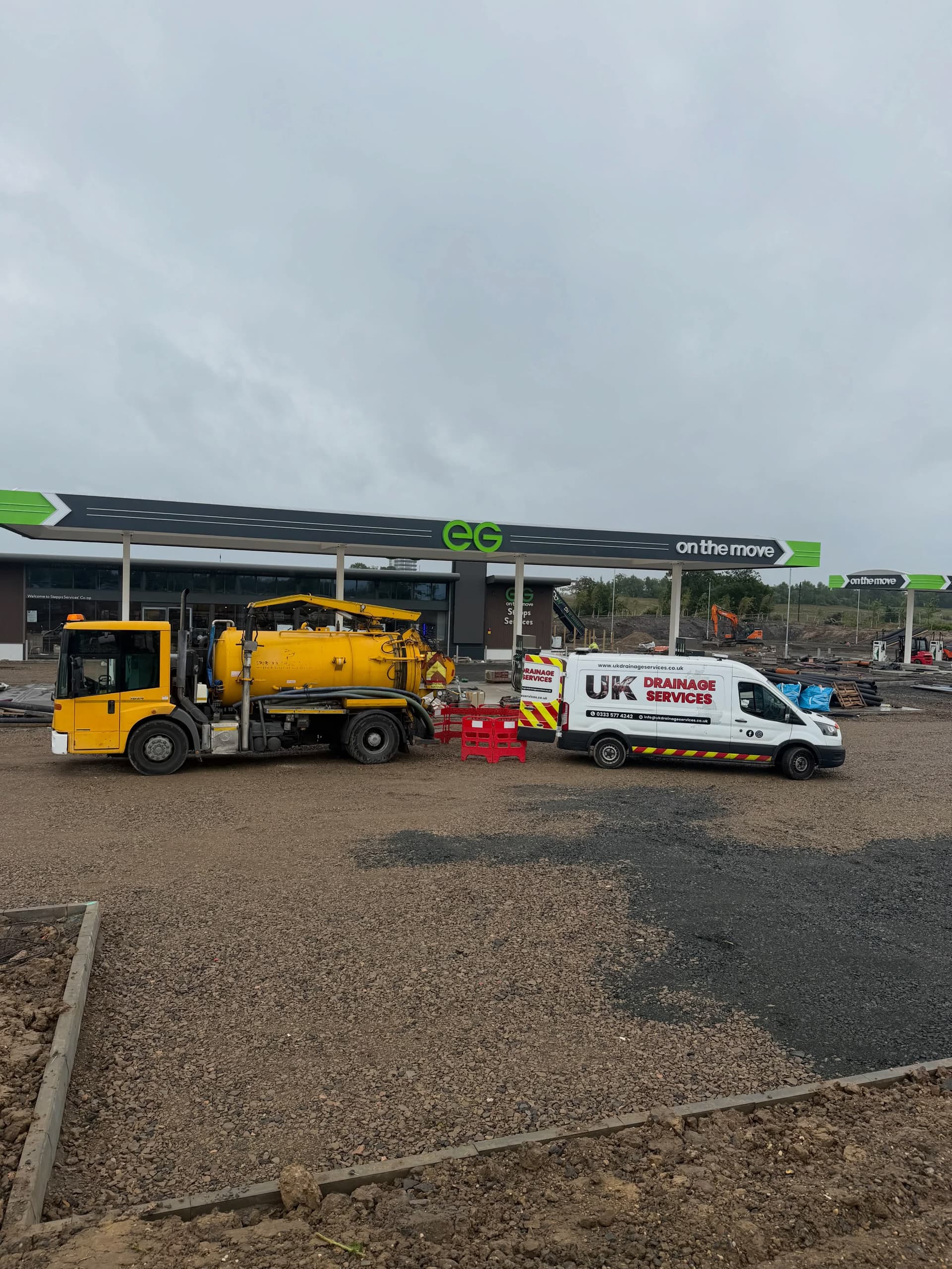 Full Site Jet Clean & CCTV — Stepps Services, Scotland